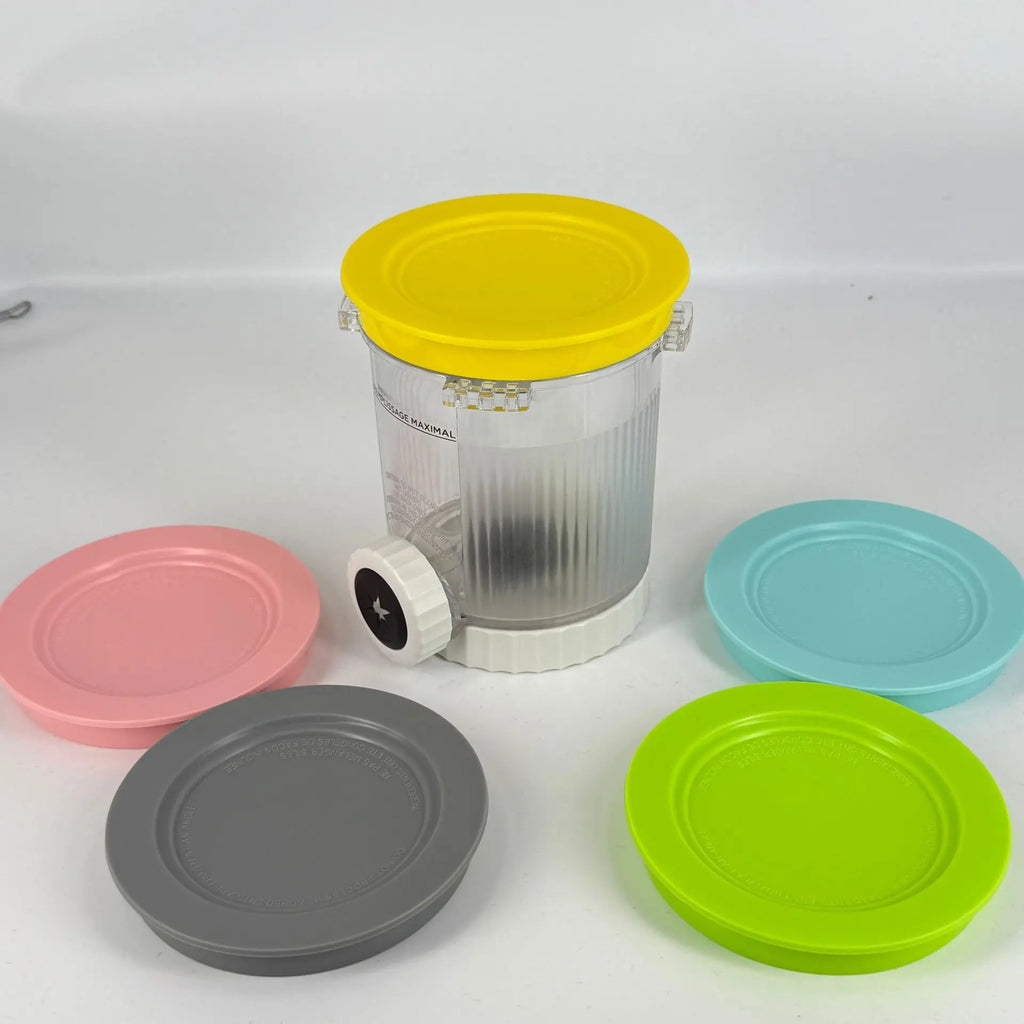 1pc/4pcs Creami Pint Container Compatible with Ninja Creami NC301/500/501/700/701 Replace Part for Ninja Swirl Ice Cream Maker