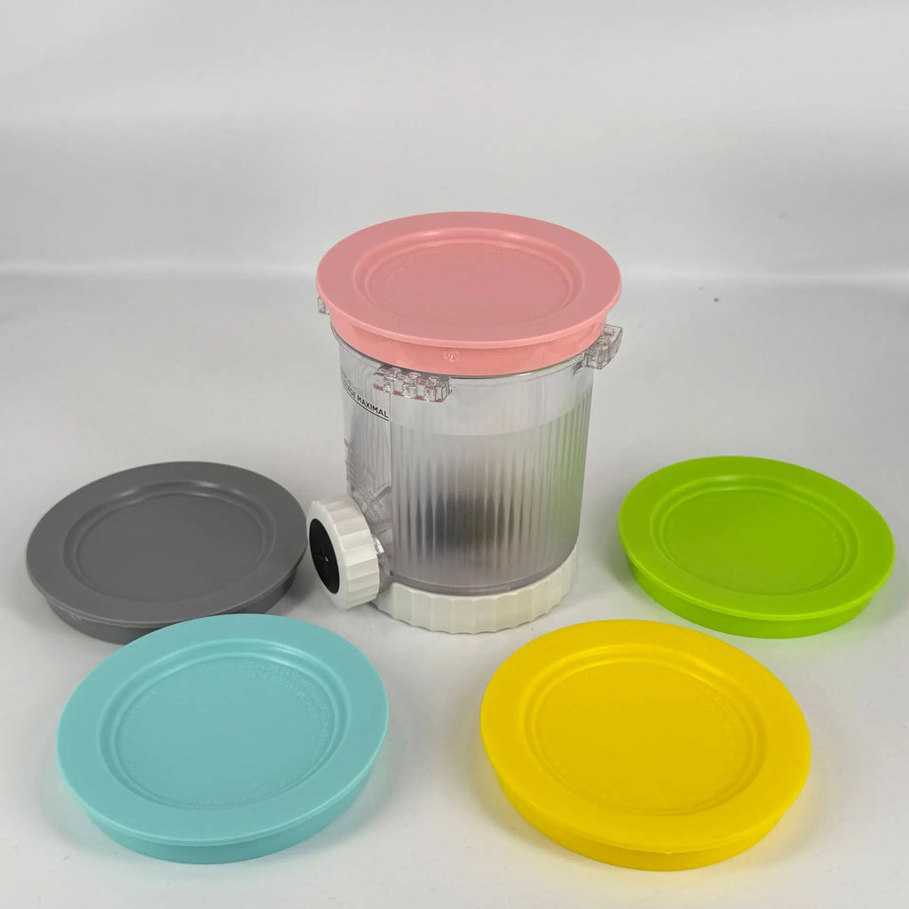 1pc/4pcs Creami Pint Container Compatible with Ninja Creami NC301/500/501/700/701 Replace Part for Ninja Swirl Ice Cream Maker