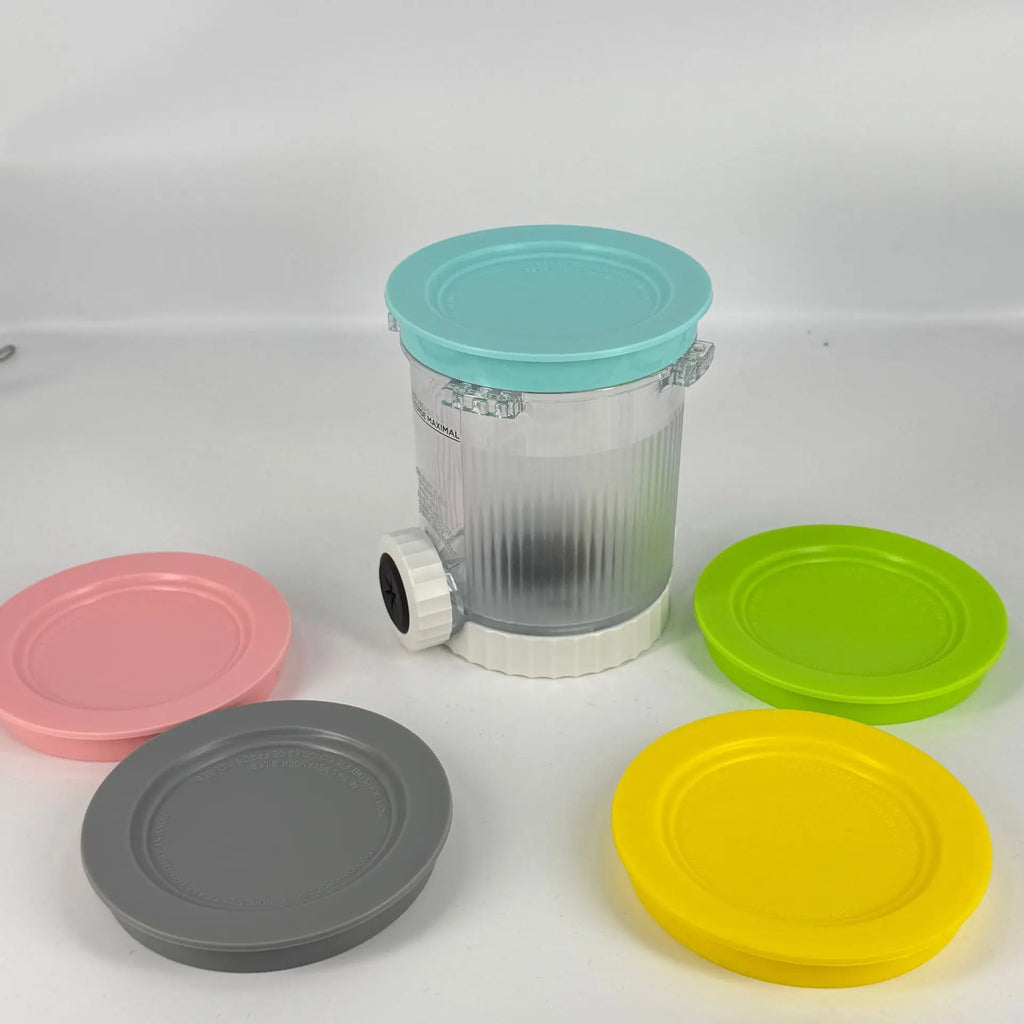1pc/4pcs Creami Pint Container Compatible with Ninja Creami NC301/500/501/700/701 Replace Part for Ninja Swirl Ice Cream Maker