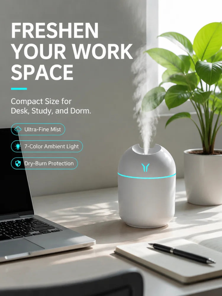 New small Y humidifier USB mini mute large spray household desktop car small air humidifier